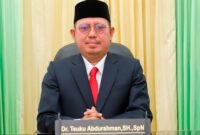 Rektor USM Dr. Teuku Abdurahman, SH, Sp.N (dok Humas USM)